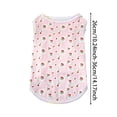 thumbnail image 3 of Sleeveless Dog T-Shirt for Small Dogs Cute Breathable Pet Shirt for Chihuahua Cats Yorkies and Small Breed Dogs(Pink,M), 3 of 7