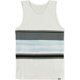 thumbnail image 1 of Camiseta sin mangas O'Neill Hijinx Stripe para hombre Blanco Mediano, 1 of 1