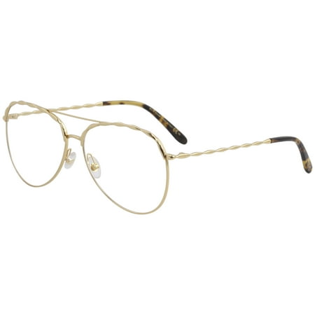 Elie Saab Women's Eyeglasses ES020 ES/020 J5G Gold Full Rim Optical ...