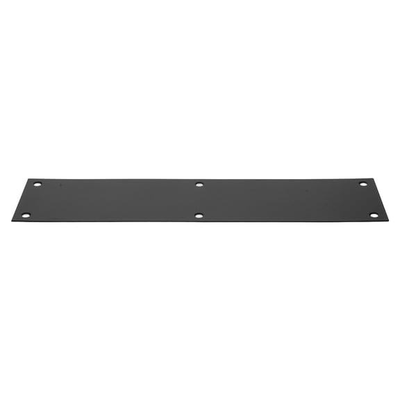 DEEPCRAFF Black Stainless Steel Door Kick Plate Protector for Home Interior and Exterior Doors, and Stylish