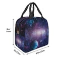 thumbnail image 2 of Logiee Planets Stars And Galaxies1 Print Lunch Bag,Lunch Box for Women Men,Insulated Reusable Lunch Box for Adult,Lunch Tote Bag,Lunch Container for Office Work Picnic Beach or Travel, 2 of 7