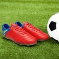thumbnail image 6 of DREAM PAIRS Men Soccer Shoes Football Sneakers Soccer Outdoor Soccer Cleats RED/ROYAL/LEMON/GREEN Size 8.5, 6 of 6
