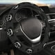 thumbnail image 5 of Balery Black White Hat Skull Fundas elásticas antideslizantes para volante, funda protectora universal para hombre y mujer, 15 pulgadas, accesorios para coche., 5 of 6