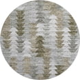 thumbnail image 2 of Addison Rugs Mayfield Washable Transitional Modern Brown Round Rug, 8' x 8', 2 of 5