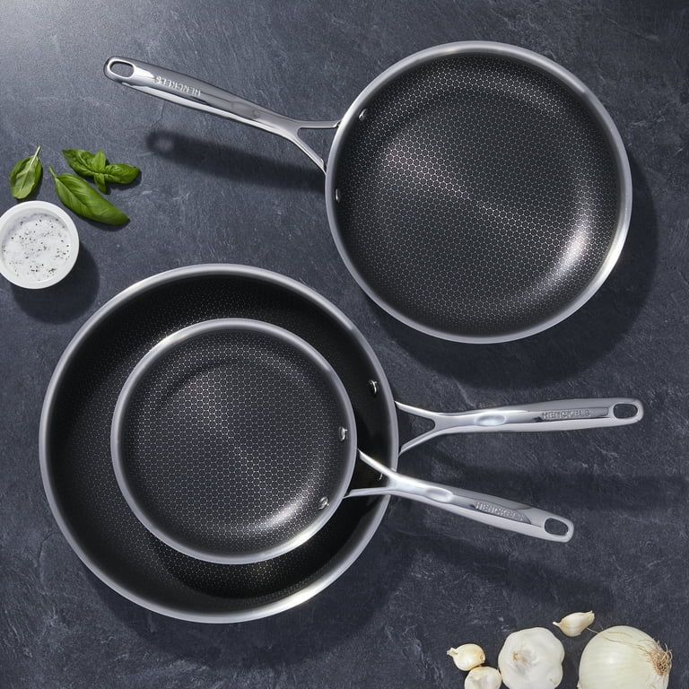 Henckels Hxagon Induction Nonstick Skillet Set Stainless Steel, 3