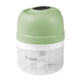 thumbnail image 3 of Mini picadora eléctrica de ajo, machacador de ajo eléctrico, procesador de alimentos para bebés, utensilio de cocina, procesador de carne y nueces par verde, 3 of 9