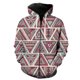 thumbnail image 1 of Sudadera con capucha y cremallera para hombre, diseño de mapa de tribus primitivas étnicas, estilo hip hop, con estampado 3D, manga larga, informal, unisex, divertida, 1 of 6