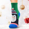 thumbnail image 2 of EnJoCho Christmas Women's Cartoon Floor Socks Thicken Warm Non-slip Sleeping Socks Slippers Socks Coral Fleece Sleep Socks For Ladies With Thick Material Coral Winter Sleeping Socks For Ladies, 2 of 2