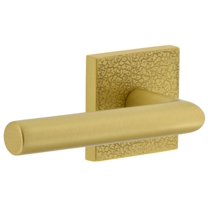 Viaggio Qadmltmod_Psg_234_Lh Motivo Left Handed Solid Brass Passage Door Lever Set - Brass