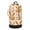 Brown Bunny Head, variant on Large Capacity Drawstring Laundry Backpack Portable Dirty Clothes Hamper White Bow and Swan