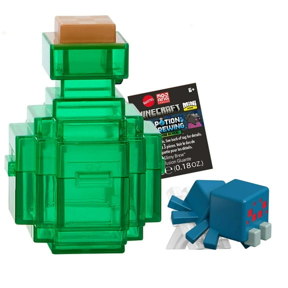Minecraft Mini Mode Brewing Figure – Color Reveal Slime Figure Collectible (Assorted Series/Color May Vary)