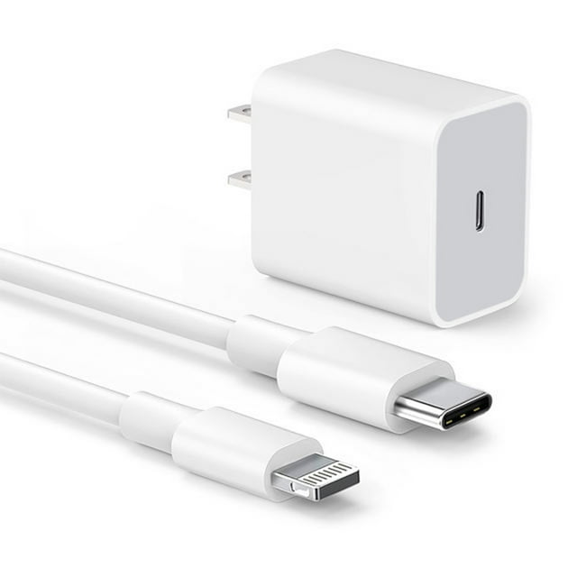 Cargador Tipo C 20W y Cable Carga y Datos Tipo C Lightning 1m Accesorios Vcoapa