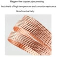 thumbnail image 4 of Bare copper braided ground wire, can be welded oxygen-free copper wire (width: 28mm, thickness: 2.5mm, length: 1m), 4 of 5
