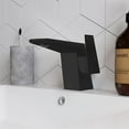 thumbnail image 5 of Carre Single Hole, Single-Handle, Bathroom Faucet in Matte Black, 5 of 12