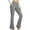 F-45Grey, variant on ZHOGXU Yoga Pants For Women High Waisted Solid Color Flared Slim Fit Stretchy Comfortable Sports Pants Trousers With Pockets For Daily Wear Dark Blue L