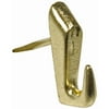 Symmetry Push Pin Hangers, 4pk, Brass