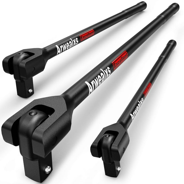 Juego de barras rompedoras Arwealxs, 3 unidades, 1/4, 3/8 1/2 Drive, 18, 30, 40 cm