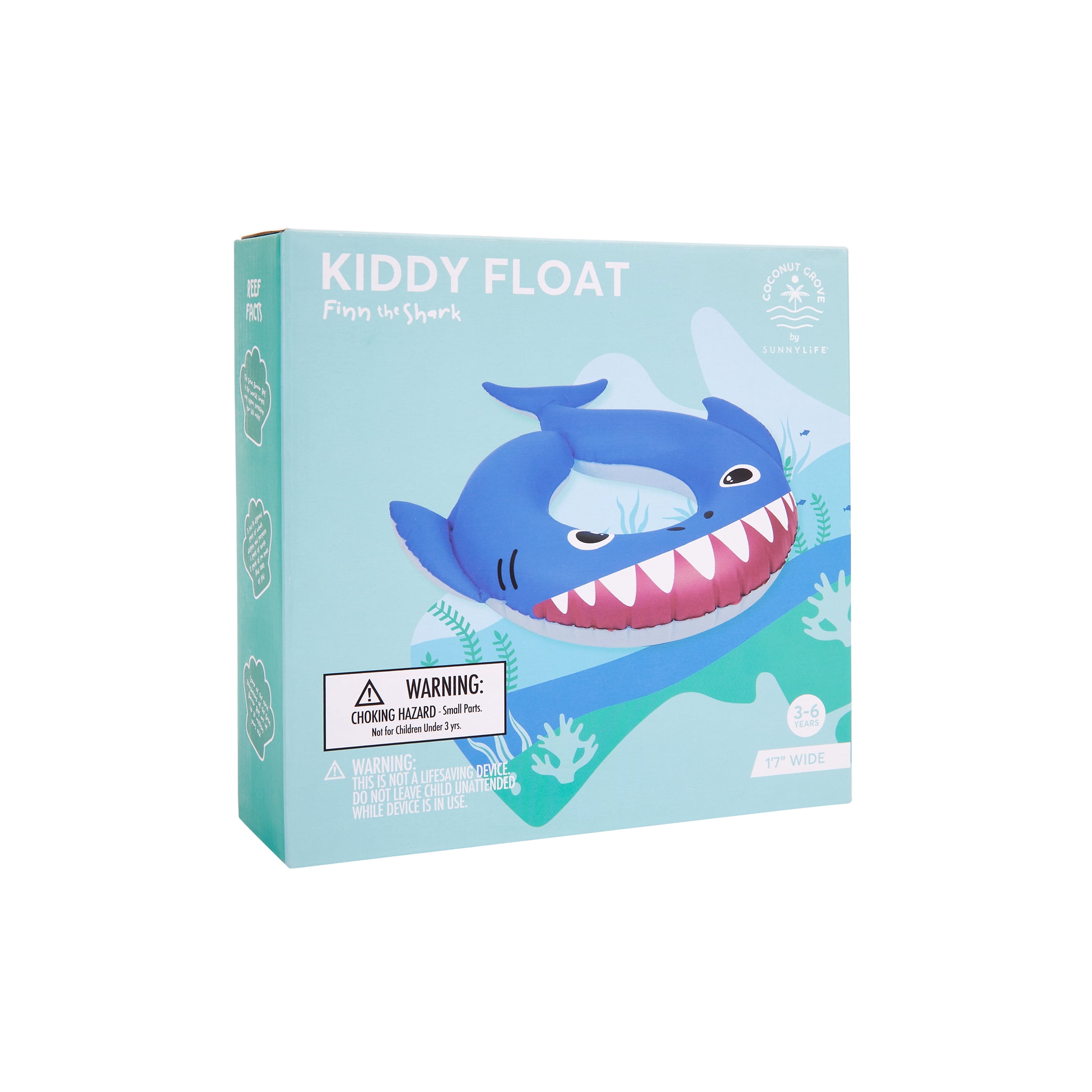Coconut Grove by Sunnylife - Kiddy Float Finn the Shark - Reef Gang