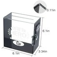 thumbnail image 4 of Tip Jar with Lock Acrylic Donation Box with Key Money Collection Container for Restaurants, Cafes, Events, Business Counters Tip Jar for Money Tips Box Donation Jar Tip Jar for Bartender Driver, 4 of 7