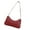 Red, variant on Small Crescents Shoulder Bag for Women Hobos Handbag Clutches Purse Underarm Bag