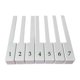 thumbnail image 1 of 7 piezas de tapas de teclas de repuesto para teclado de piano, cubiertas para teclas de teclado de piano, superficie de teclas de material PP. 51 cm, 1 of 9
