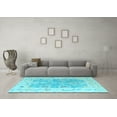 thumbnail image 3 of Ahgly Company Indoor Rectangle Oriental Light Blue Traditional Area Rugs, 8' x 12', 3 of 4