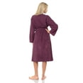 thumbnail image 2 of TowelSelections Womens Robe, Premium Cotton Bathrobe, Spa Terry Cloth Robes for Women Large/X-Large Bordeaux, 2 of 5