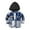 Navy Blue, variant on Esaierr 6M-9T Kids Toddler Boys Plaid Flannel Shirt Long Sleeve Button T-Shirt Family Matching Tops Hooded Spring Fall Coats
