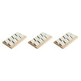 thumbnail image 4 of Maytalsory Rustic Wood Earring Card Holder with Tray for Jewelry Display Showcasing Collection 8 Pair White 3Set, 4 of 6