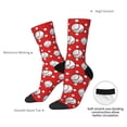 thumbnail image 4 of KLL Cute Baseball Print Cool Socks Men's Women's Crew Socks Funny Crazy Novelty Stockings, 4 of 6