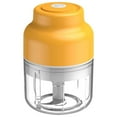 thumbnail image 4 of MORESEC 3Pcs Electric Garlic Chopper, 100ML Capacity Wireless USB Rechargeable Mini Food Processor, Stainless Steel Blades for Chopping Garlic Meat and Vegetables, Portable and Easy to Clean, 4 of 9
