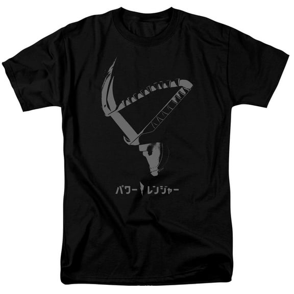 Power Rangers Helmet Adult 18/1 T-Shirt Black