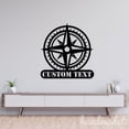 thumbnail image 4 of Handmadetneonsign Compass Rose Metal Wall Art Light, Compass Metal Sign Wall Decor, Compass Metal Decor, 4 of 5