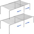 thumbnail image 1 of Tomorotec Organizador de Cocina Expandible de Acero Inoxidable, Organizador de Especias, Estante Resistente a Prueba de Óxido, Ajustable y Duradero, Ahorra Espacio, Cajón de Encimera, Gabinete, 2 Pzas, 1 of 8
