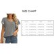 thumbnail image 5 of Top con cuello en V para mujer, camisa con manga con volantes Dolman Top de verano para mujer Top con manga casquillo con volantes Calidad inigualable, 5 of 5