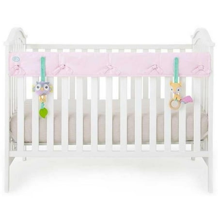 Babee Talk Etp5312 Eco Teether Crib Ral Cover Narrow Pink