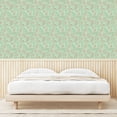 thumbnail image 4 of Ambesonne French Floral Peel & Stick Wallpaper for Home, Folkloric Bohemian, 13"x100", Pale Green and Almond, 4 of 6