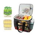 thumbnail image 3 of Vintage Skull and Sunflowers Insulated Lunch Bag 15L Cooler Box for Women Men Work Camping Beach Travel, 3 of 7