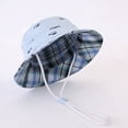 thumbnail image 5 of Jamicy Beach Baby Sun Hat Sun Protection Cute Wide Brim Summer Baby Boy Bucket Hats Toddler Sun Hats for Boys Girls, 5 of 10