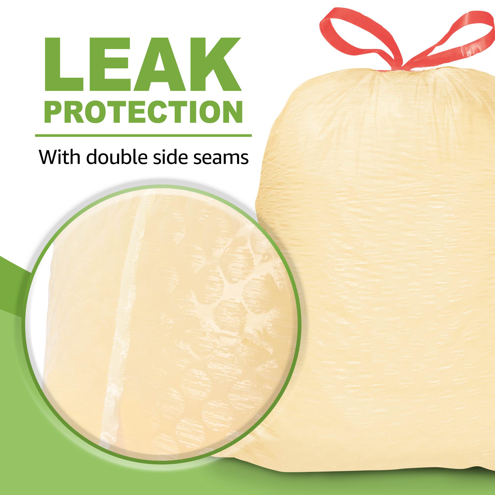 BoxLegend 13 Gallon Lemon Scent Trash Bags, 100 Count photo 4
