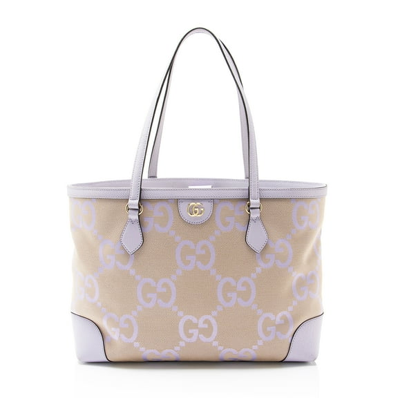 Pre-Owned Gucci Jumbo GG Canvas Ophidia Large Shopping Tote