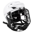 thumbnail image 1 of 2xCombo Ajustable De Casco De Hockey Sobre Hielo Y Máscara Facial Para Hombres Y Mujeres Blanco M Sunnimix Casco de hockey sobre hielo, 1 of 8
