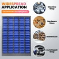 thumbnail image 7 of 75 Drawers Bolt and Nut Tool Storage Cabinet with Shelves & Labels, Tool Organizer Bolt Bins Organizer, Blue, 34.5lbs, Nut and Bolt Organizer for Auto Repair Shop, Factory, 7 of 7