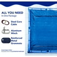 thumbnail image 4 of 12' x 21' Elite Pro-Shield Oval Winter Pool Cover, 4 of 5