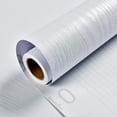 thumbnail image 1 of Papier Peint Autocollant Sensation Bois Réaliste, Vinyle Auto-Adhésif Imperméable pour Usages Multiples, Forte Capacité de Couverture Papier Peint Blanc Autocollant avec Épais Résistant à l'Usure, 1 of 4