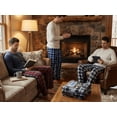 thumbnail image 3 of DARESAY Men’s 3-Pack Microfleece Pajama Pants with Pockets & Drawstring – Soft Lounge & Sleep Pants, Up to 3XL, 3 of 9