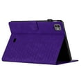 thumbnail image 4 of Dteck Case for 2024 iPad Pro 11 Inch, Premium PU Leather Card Slots Adjustable Stand Cover with Auto Sleep/Wake Feature Protective Case for iPad Pro 11 Inch 5th Generation (M4) 2024, Purple, 4 of 5