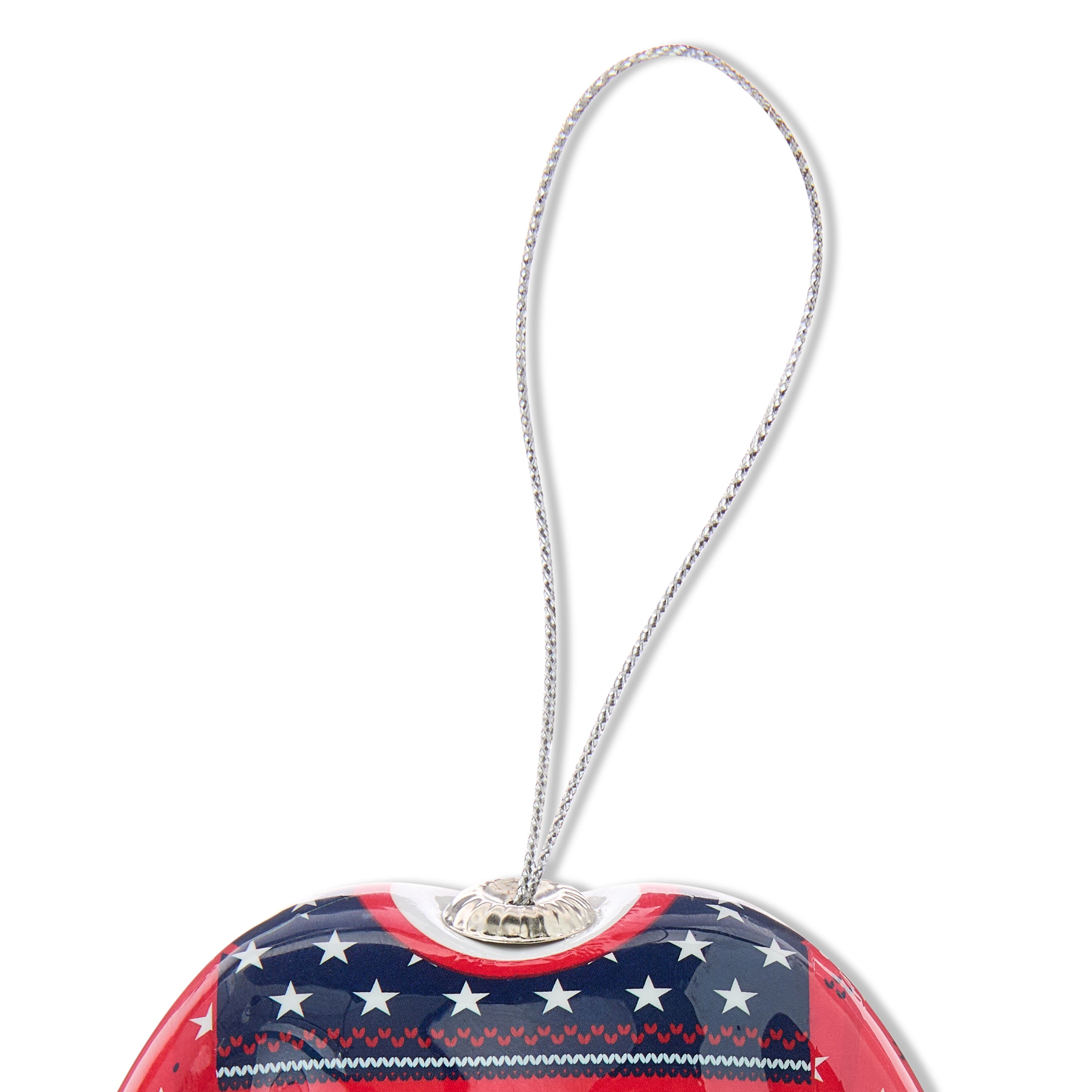 Budweiser Ugly Sweater Decoupage Holiday Ornament, Blue, Red, Collectible, by Ruz