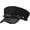 Black#2, variant on Mens Womens Newsboy Cap Yacht Captain Sailor Hat Cabbie Baker Boy Peaked Beret
