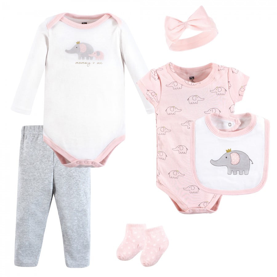 Baby Girl 0 3 6 9 Month Infant Sleeper Pink Elephants Infant Clothes 